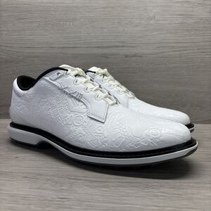 NEW Nike Jordan ADG 5 White Black Men's Sz 9 Golf Shoes FQ6642-102 Waterproof